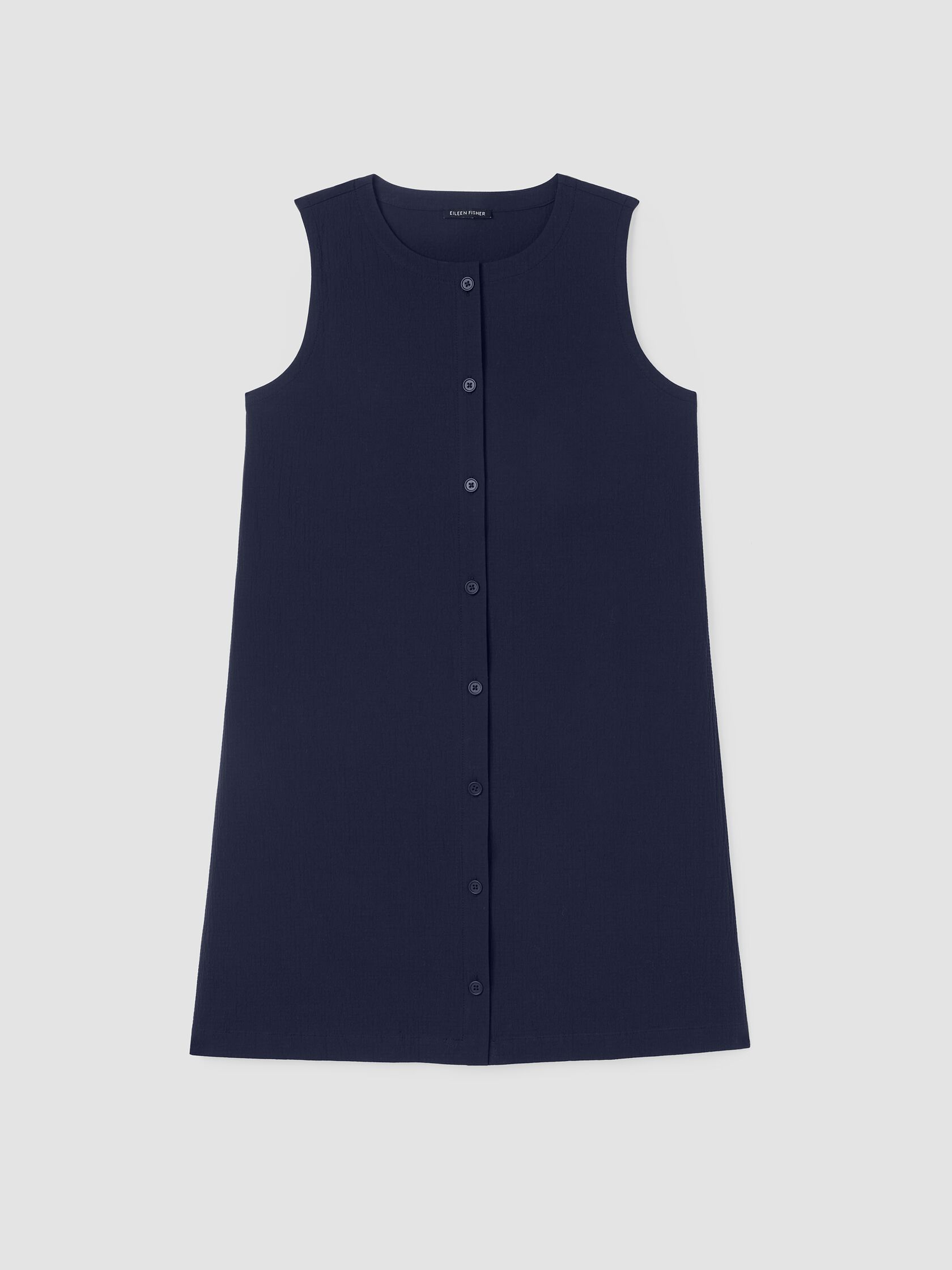 Organic Cotton Pucker Long Vest
