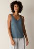 Stretch Silk Jersey Scoop Neck Tank