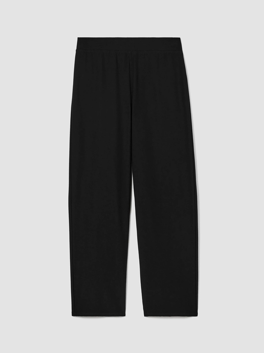 Washable Stretch Crepe Straight Pant