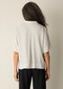 Silk Georgette Crepe Split Neck Top