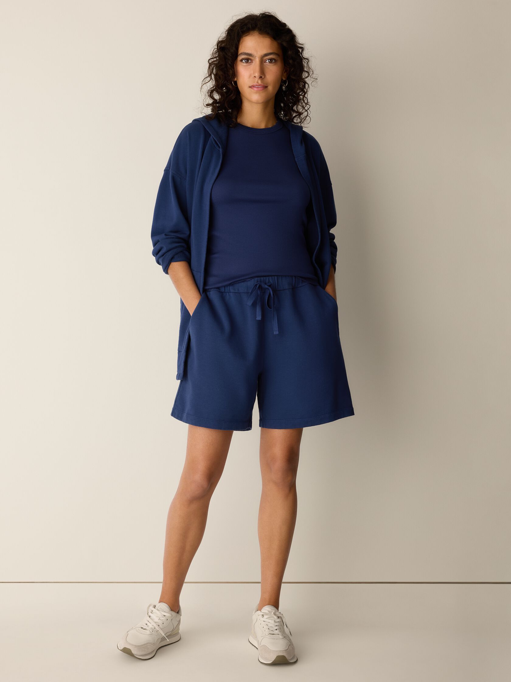 Garment-Dyed Organic Cotton Terry Walking Shorts