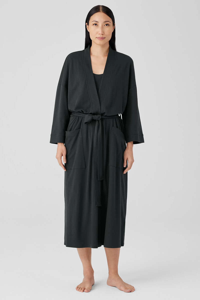 Organic Cotton Interlock Sleep Robe Organic Cotton Interlock Sleep Robe