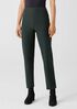 Washable Stretch Crepe High-Waisted Pant