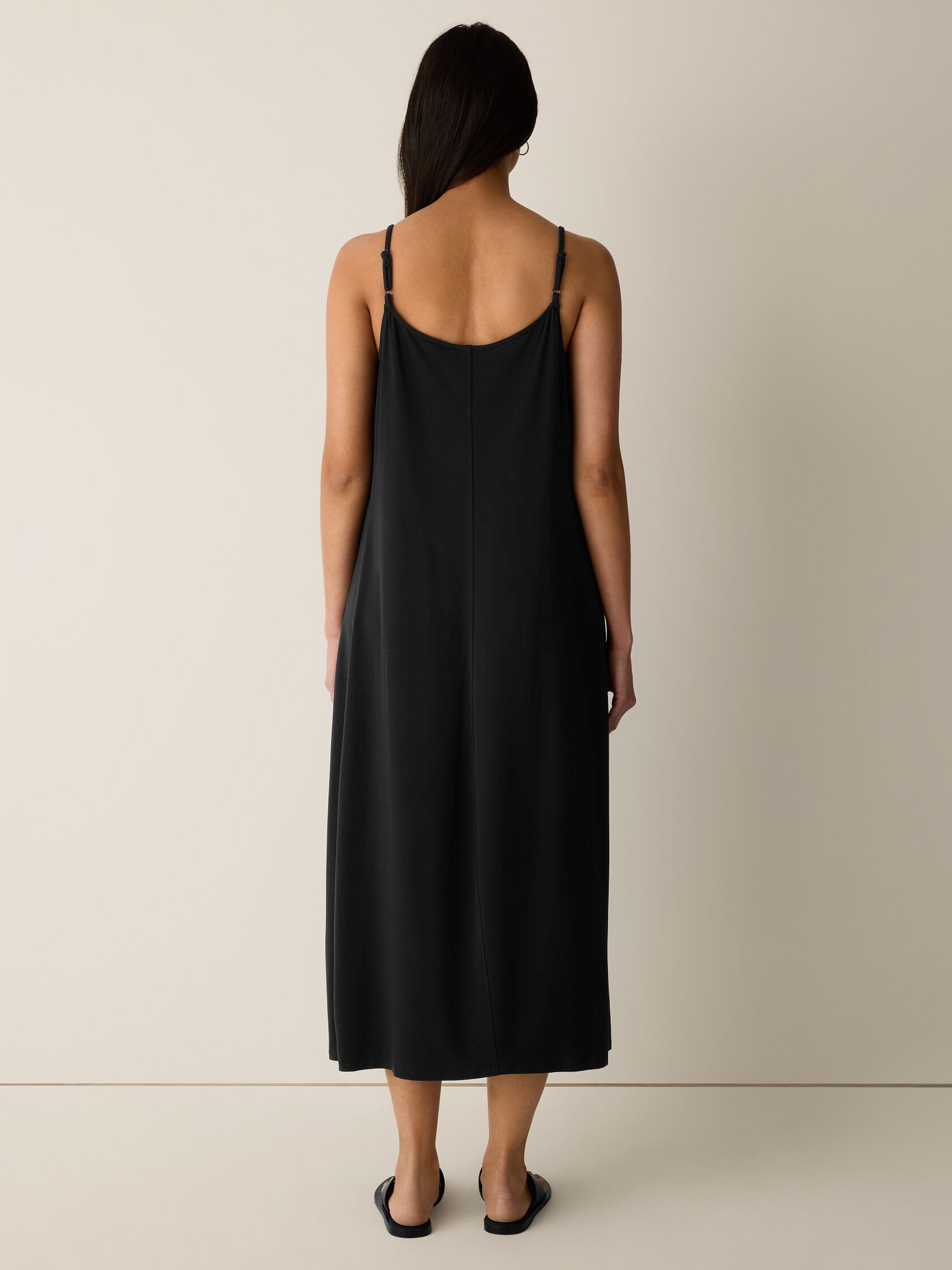 Fine Jersey Lantern Dress
