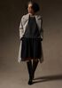 Extra-Fine Ponte Pleated Shorts