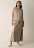 Eggshell Recycled Nylon Quilted V-Neck Vest