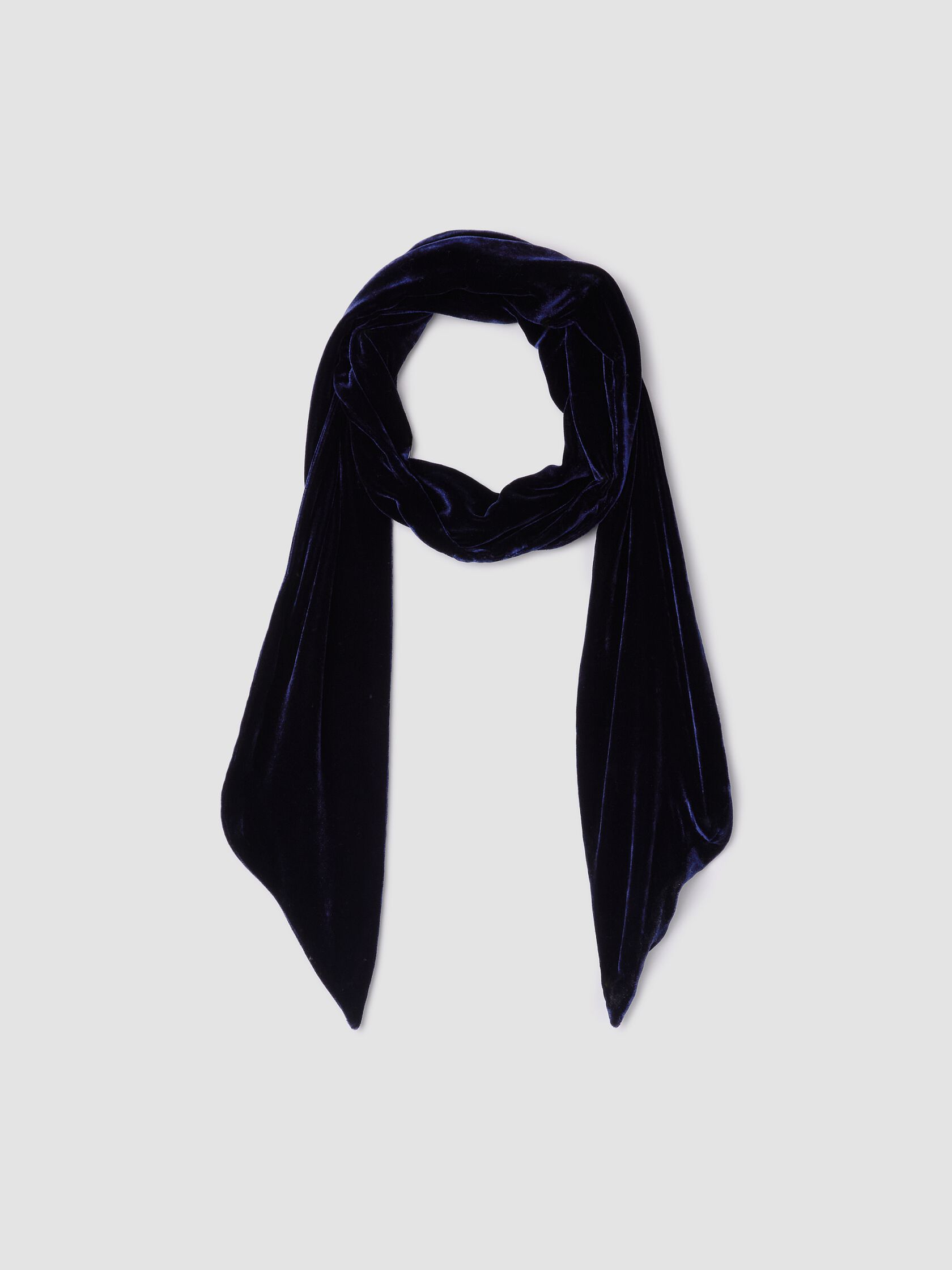 Velvet Double Tie Scarf