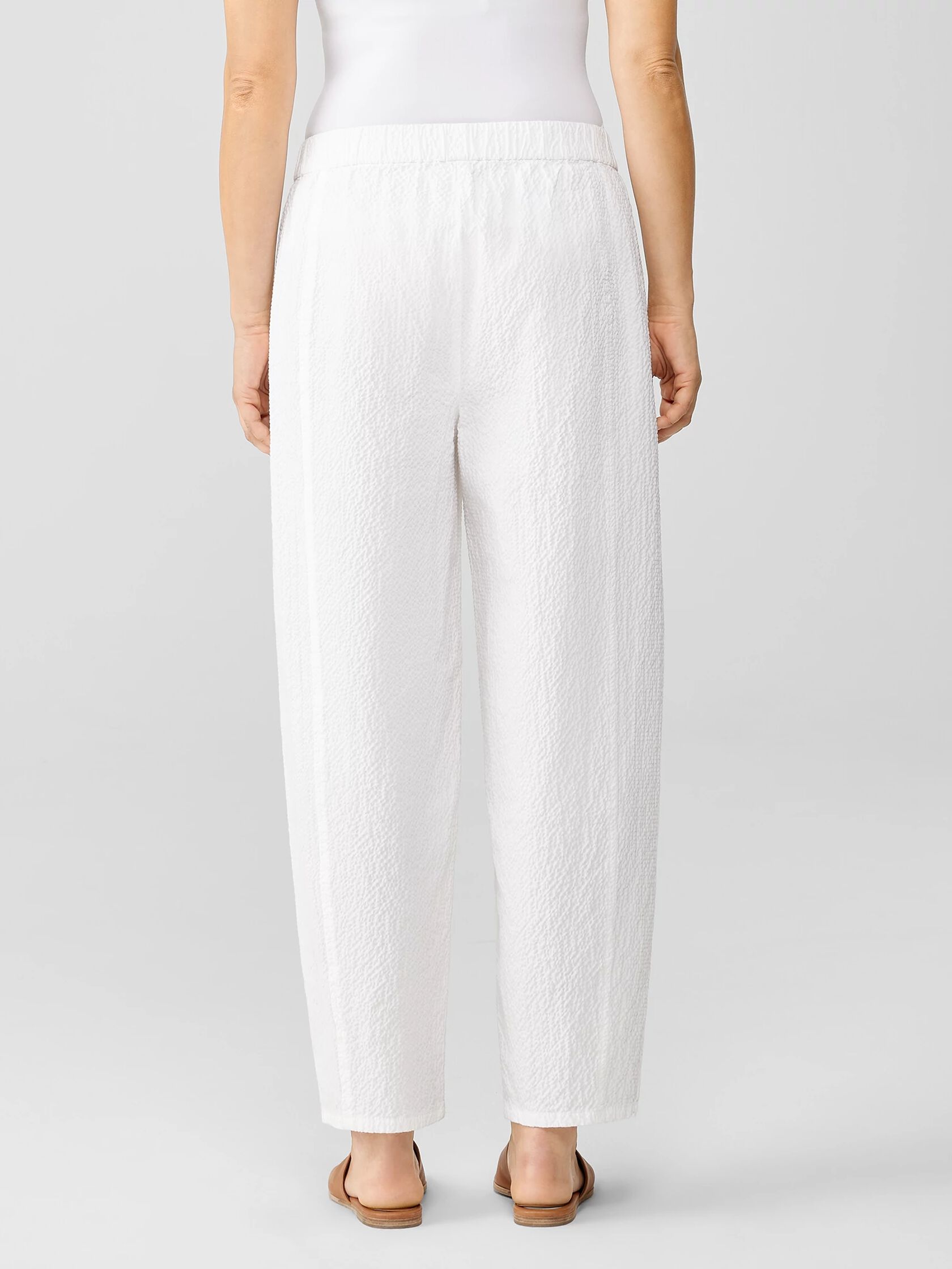 Organic Cotton Pucker Lantern Pant