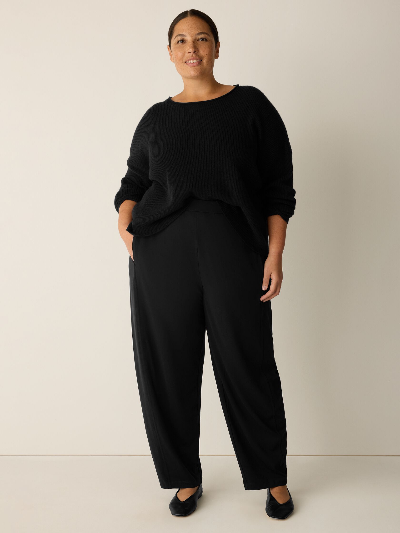 Italian Cashmere Crew Neck Top