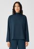Lightweight Ponte Funnel Neck Top