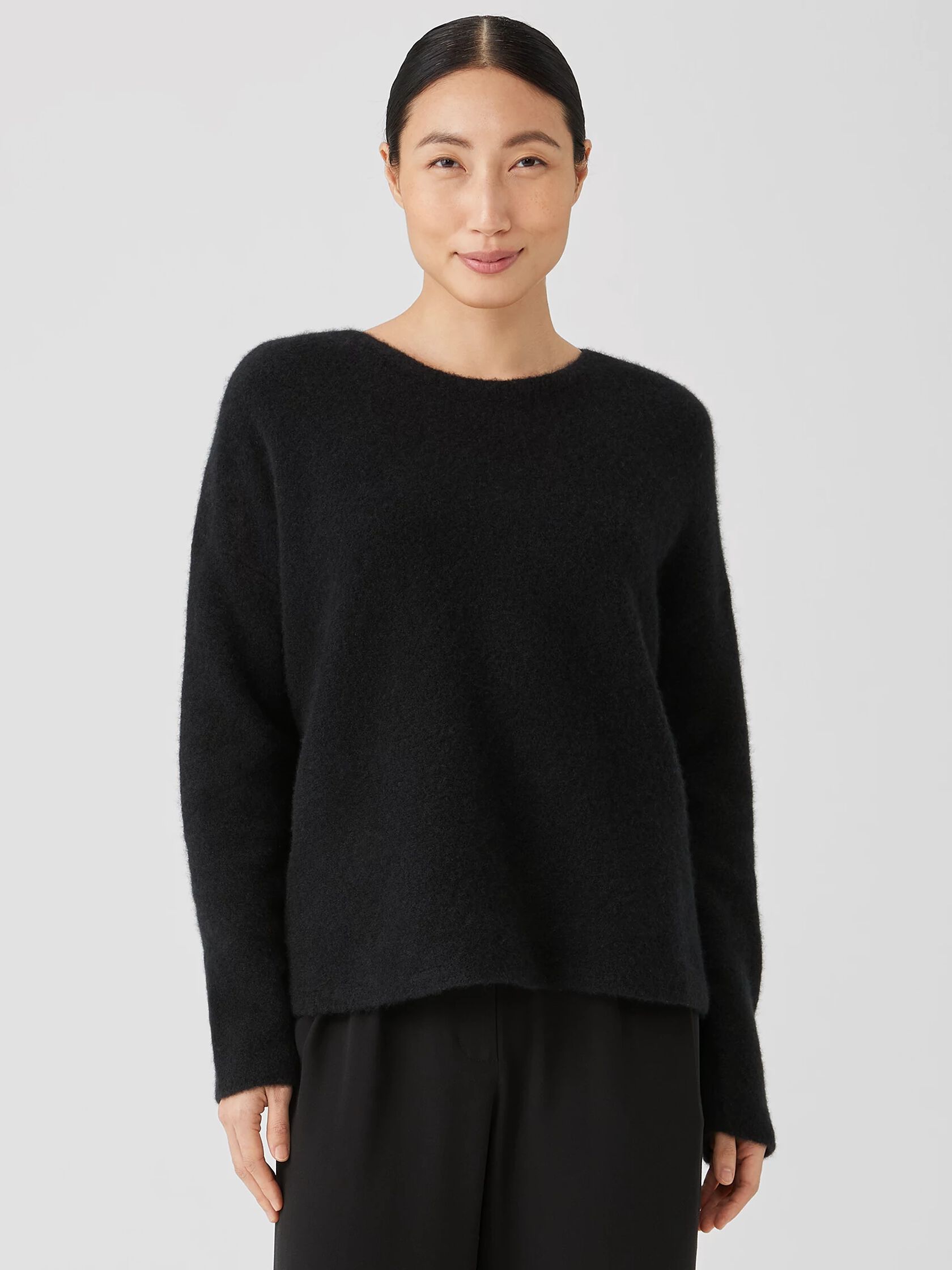 Cashmere Silk Bliss Crew Neck Top