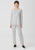 Cozy Brushed Terry Slouchy Pant