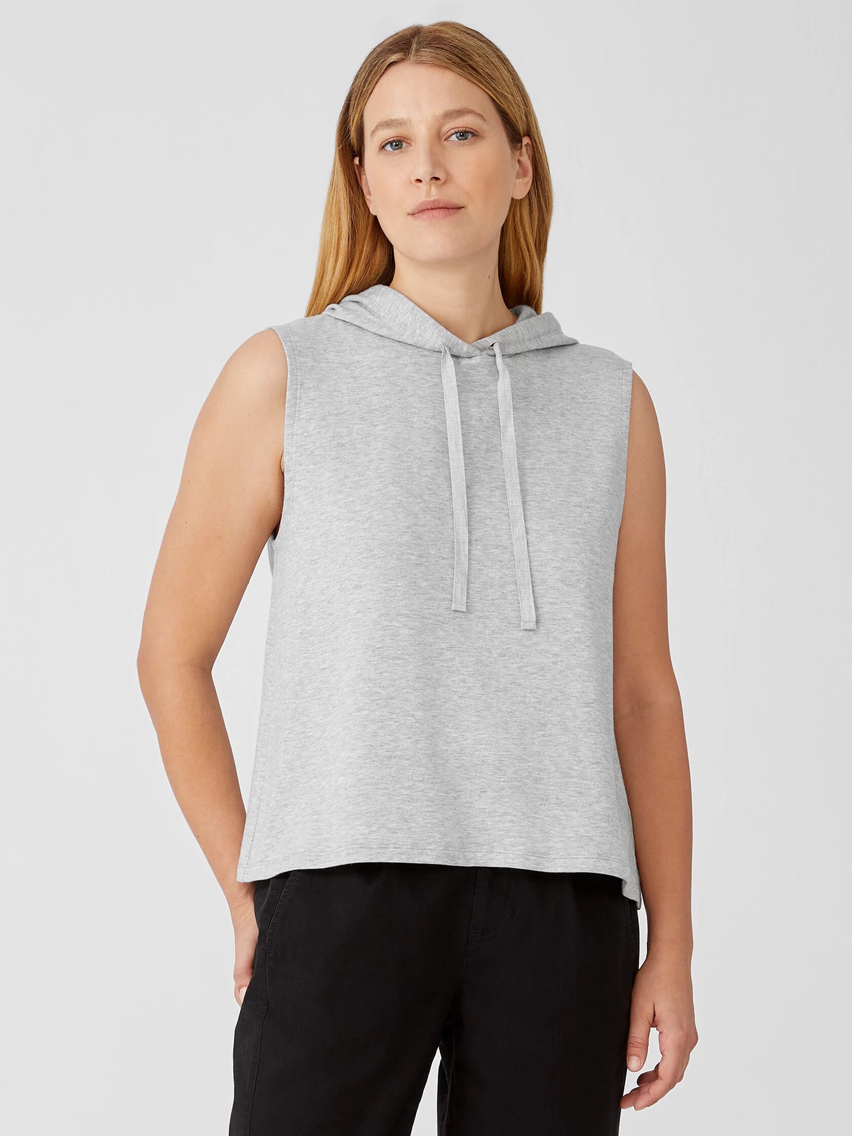 Cozy Brushed Terry Hug Hooded Top