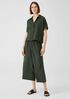 Washed Silk Habutai Short-Sleeve Shirt