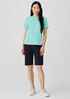 Organic Pima Cotton Jersey Round Neck Tee