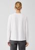 Organic Cotton Slub Crew Neck Top
