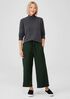 Organic Cotton French Terry Wide-Leg Pant