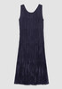 Crushed Silk Tiered Dress