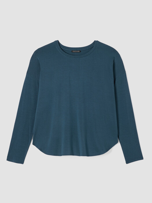 Fine Jersey Round Neck Top