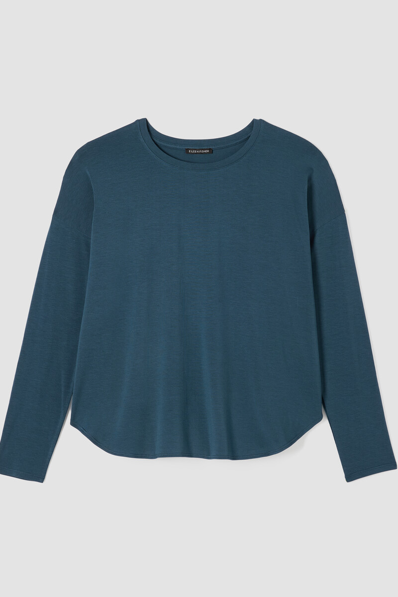 Fine Jersey Round Neck Top Fine Jersey Round Neck Top