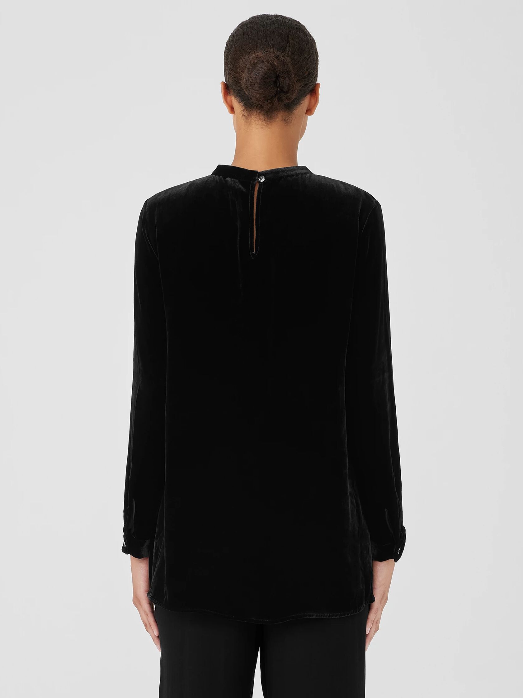 Velvet Mock Neck Top
