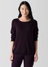 Peruvian Cotton Blend Bateau Neck Top