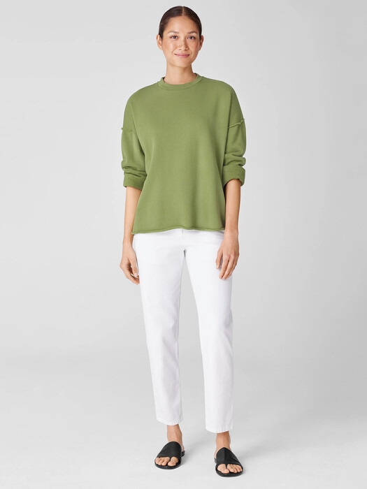 Organic Cotton French Terry Box-Top