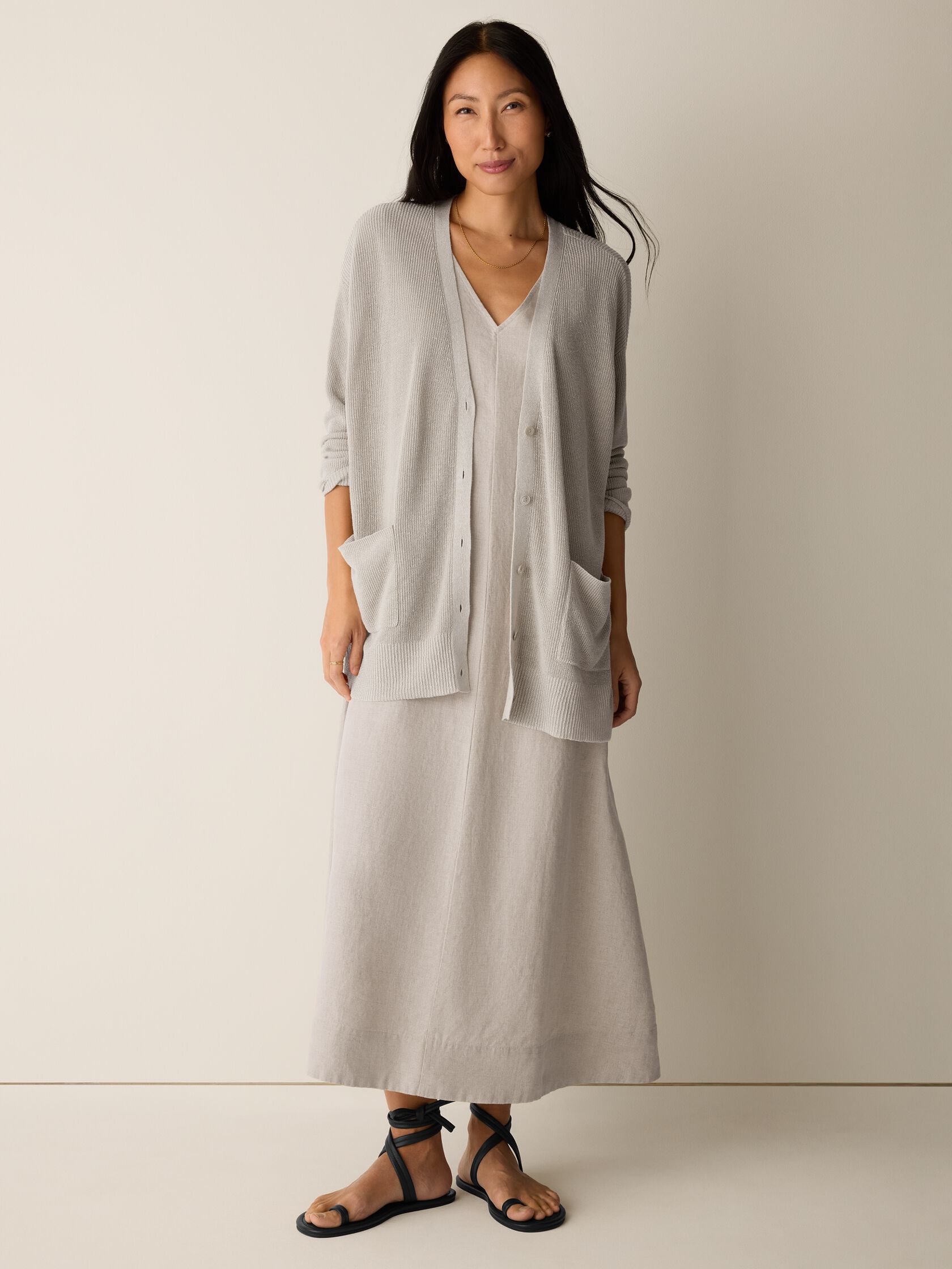 Organic Linen Easy Dress