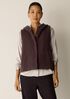Cozy Recycled Wool Boucle Hooded Vest
