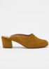 Brief Suede Mule