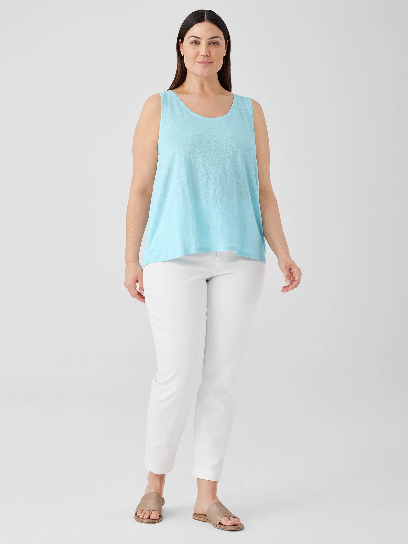 Organic Linen Jersey Tank