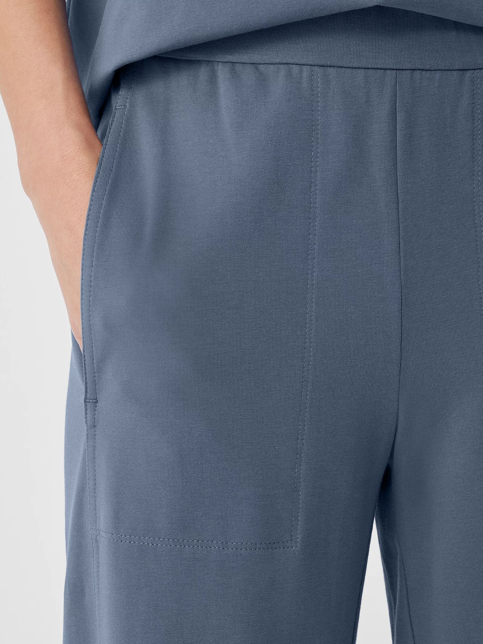 Pima Cotton Stretch Jersey Lantern Pant