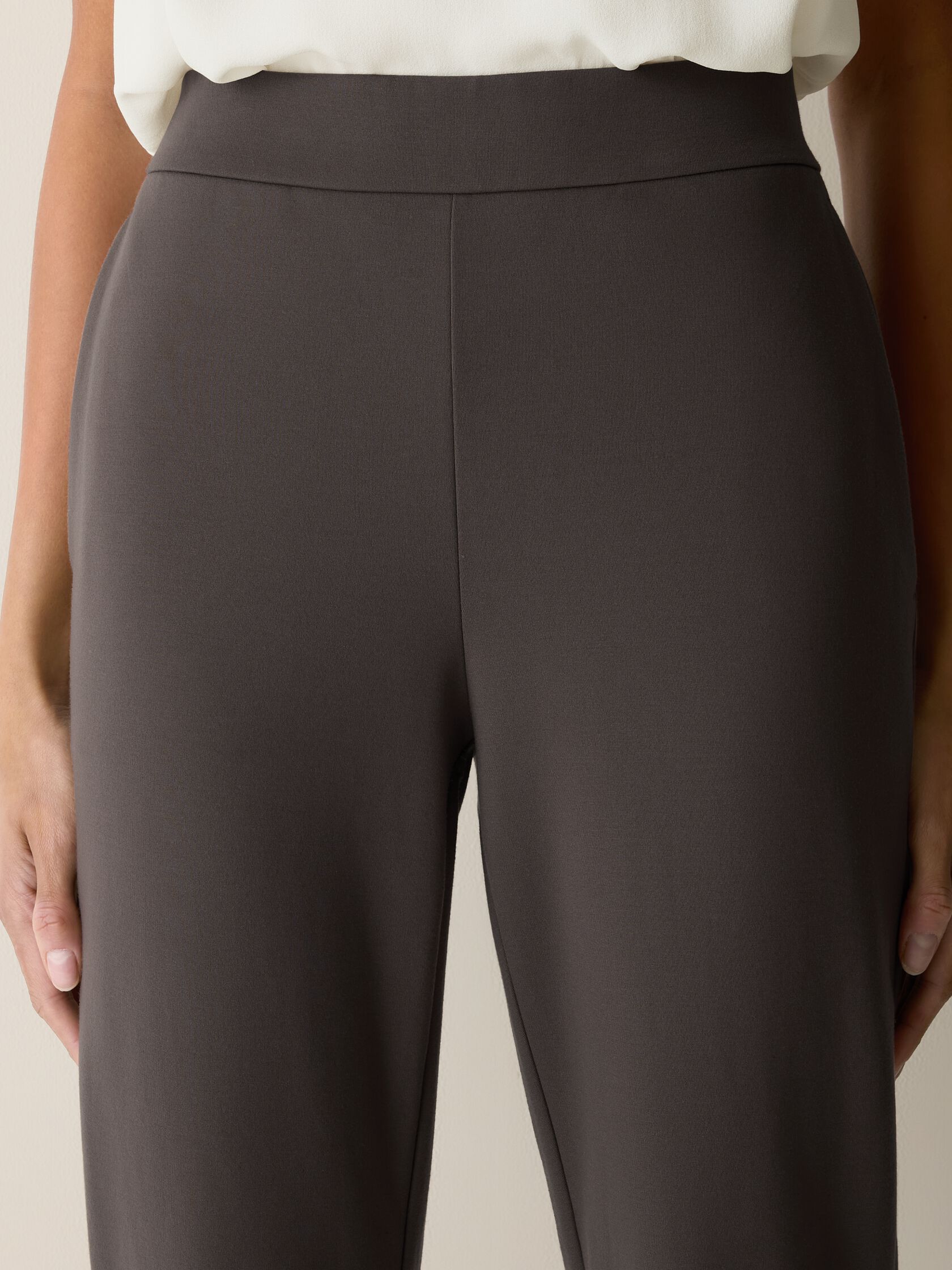 Washable Flex Ponte Slim Pant