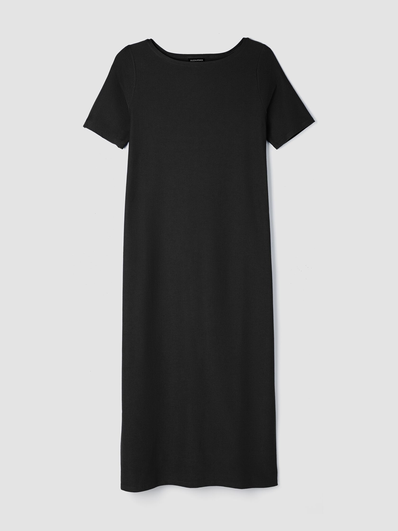 Washable Stretch Crepe Oval Dress