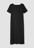 Washable Stretch Crepe Oval Dress