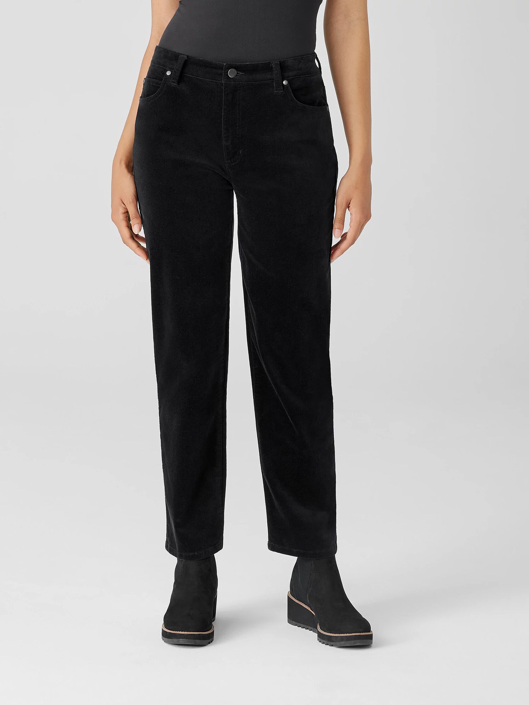 Organic Cotton Stretch Velveteen Pant