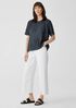 Organic Cotton Hazy Slub Crew Neck Tee
