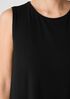 Stretch Jersey Knit Round Neck Dress