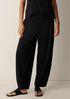 Stretch Jersey Knit Lantern Pant