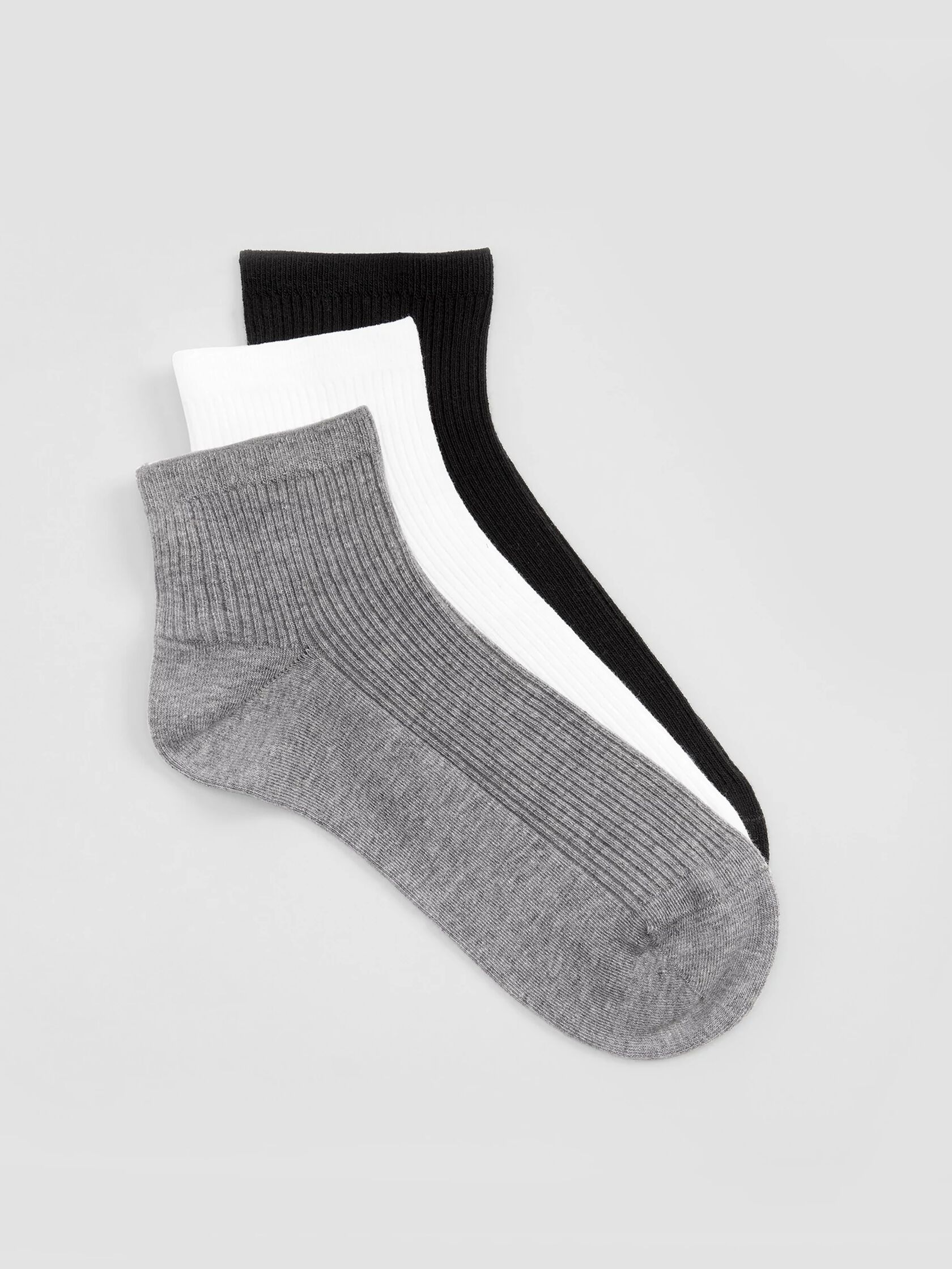 Cotton Ankle Sock 3-Pack