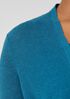 Organic Linen Cotton Tuck Cropped Cardigan
