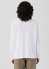 Organic Linen Cotton Slub Funnel Neck Top