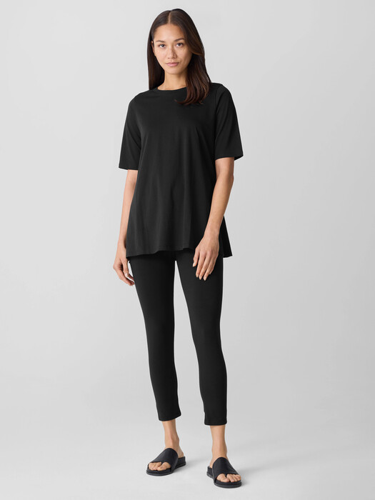 Lightweight Cotton Stretch Jersey Leggings