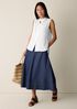 Organic Handkerchief Linen Sleeveless Shirt