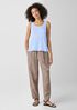 Organic Linen Jersey Scoop Neck Tank