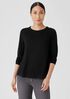 Organic Linen Jersey Long-Sleeve Tee