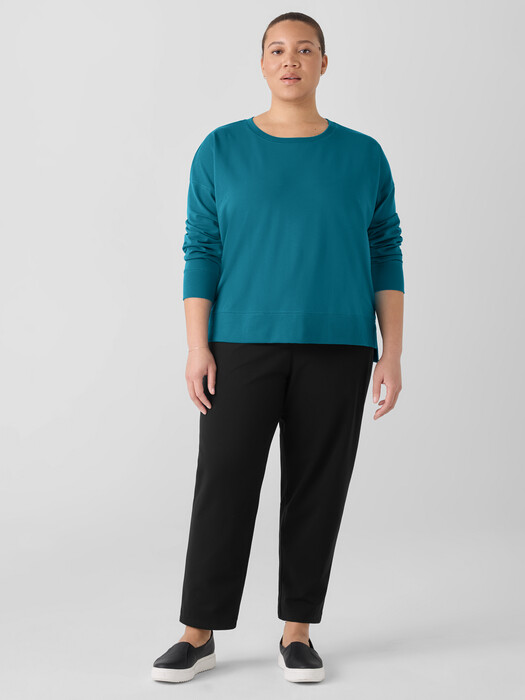 Pima Cotton Stretch Jersey Box-Top