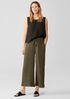 Organic Cotton Gauze Wide-Leg Pant