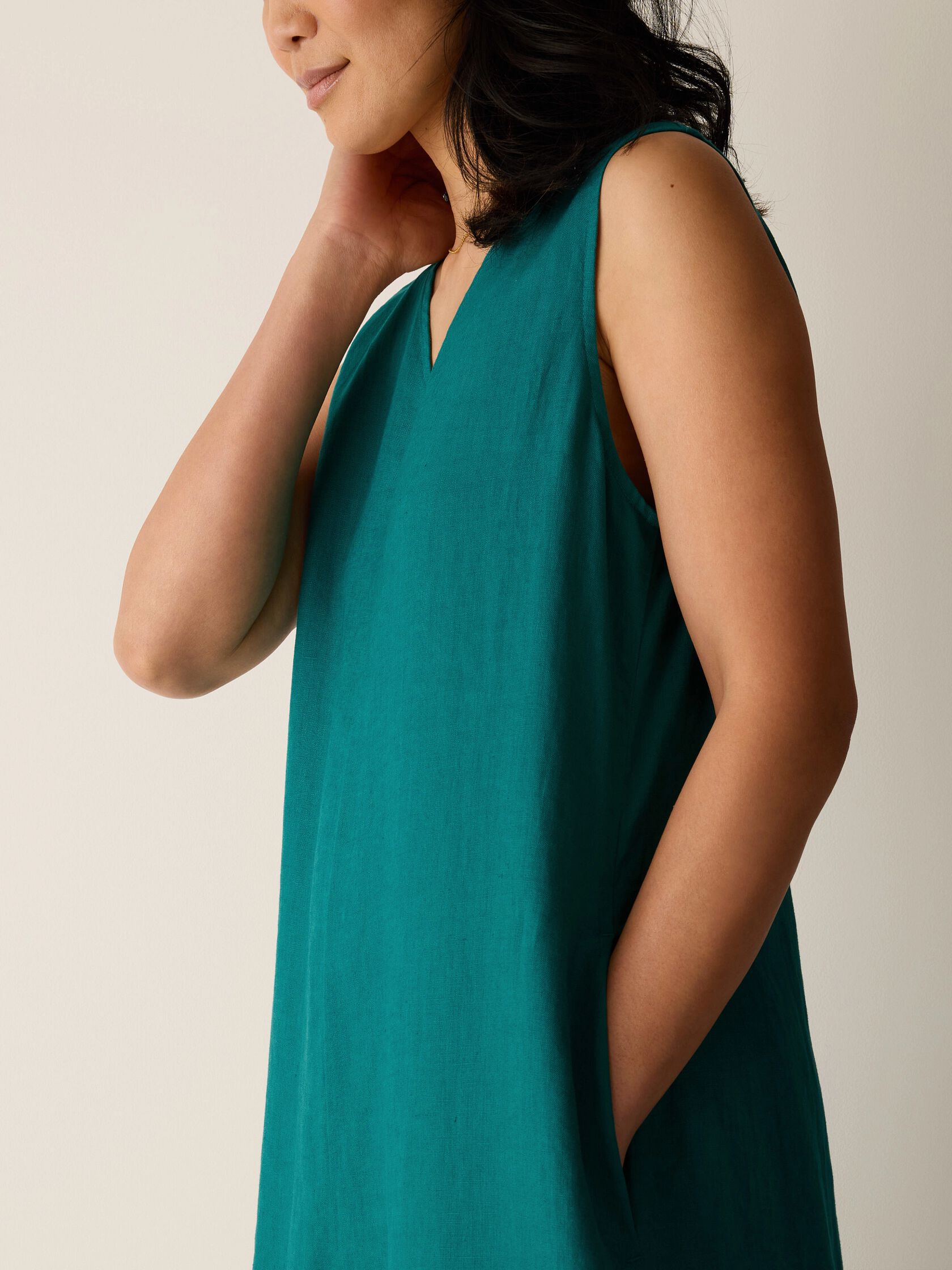 Organic Linen Easy Dress