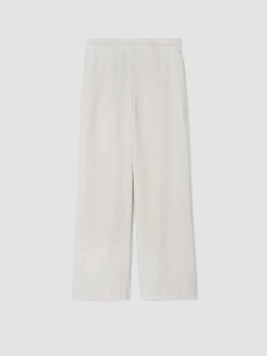 Soft Twill Wide-Leg Pant
